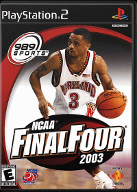 NCAA Final Four 2003 Playstation 2 US box art